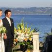 villa vashon house chairs and ceremony view water
